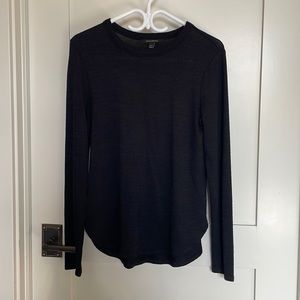 Women's black lightweight top/sweater, size S